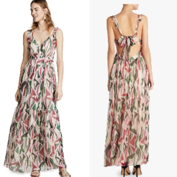 ba&sh Dresses & Skirts - BA&SH Bash Betty Robe Silk Maxi Dress